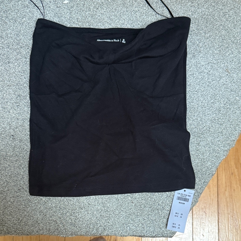 Abercrombie & Fitch Elegant Black Strapless Top